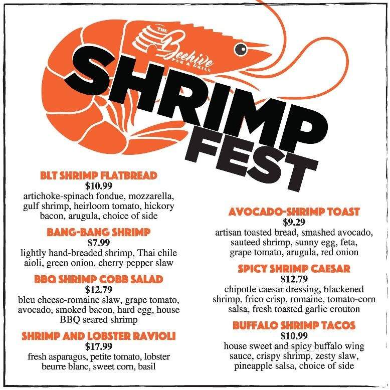 Beehive Grill - Logan, UT menu_pic