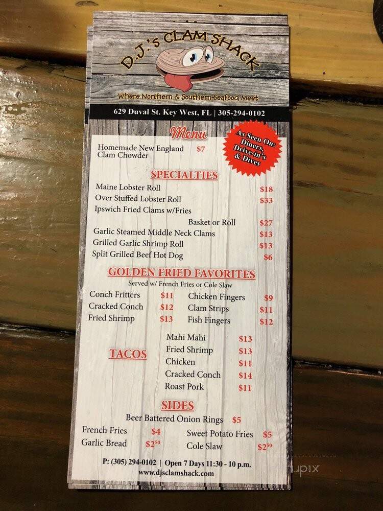 DJ's Clam Shack - Key West, FL