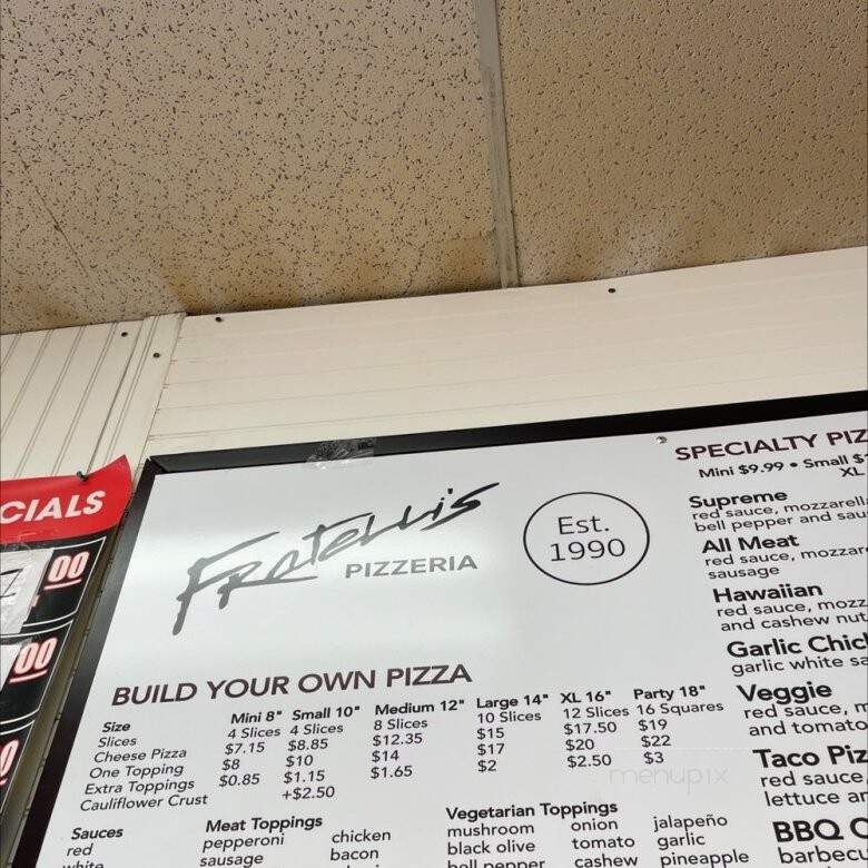 Fratelli's Pizzeria - Victorville, CA