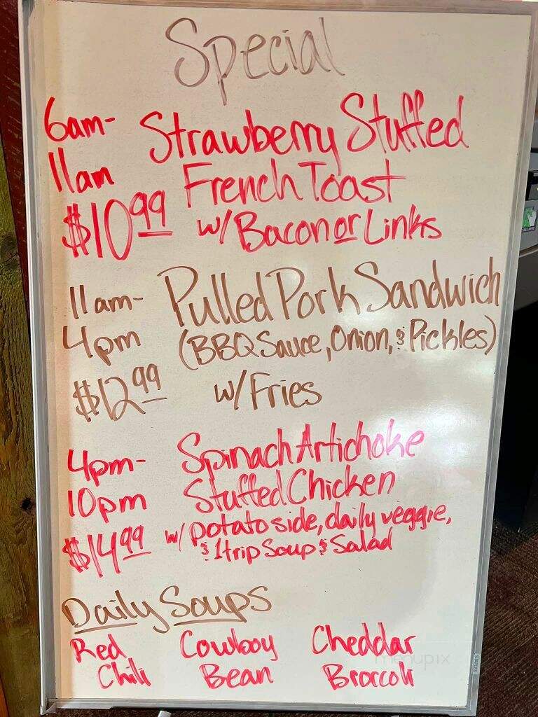 Hitching Post Restaurant and Saloon - Green River, WY menu_pic