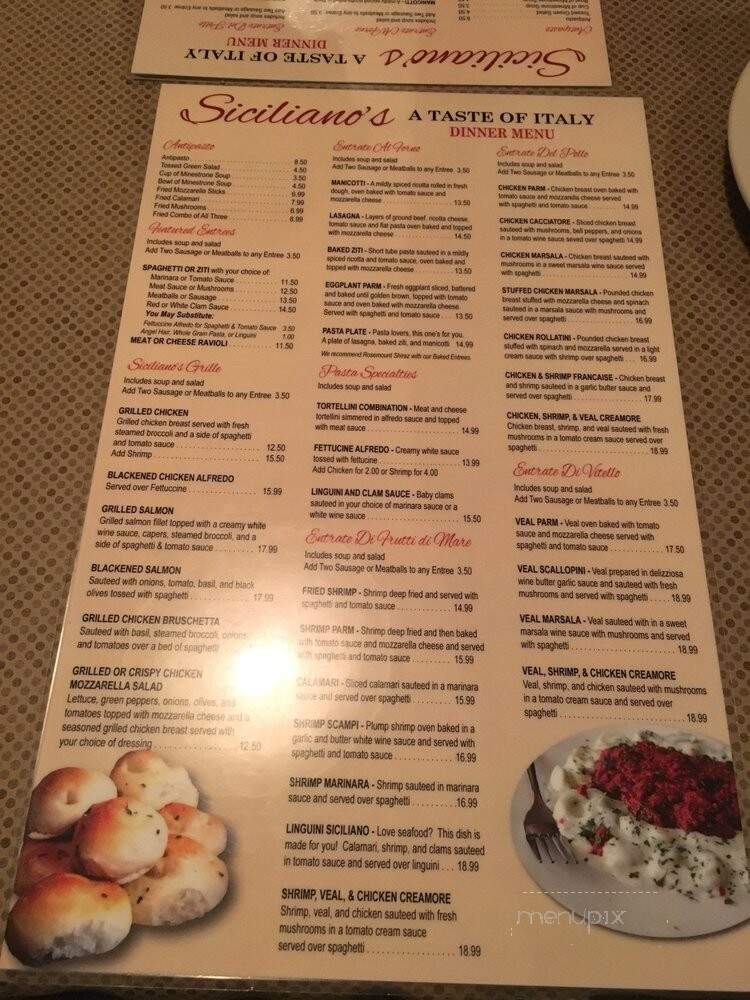 A Taste Of Italy Restaurant - Garland, TX menu_pic