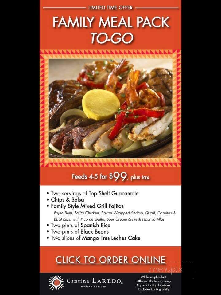 Cantina Laredo - Destin, FL menu_pic