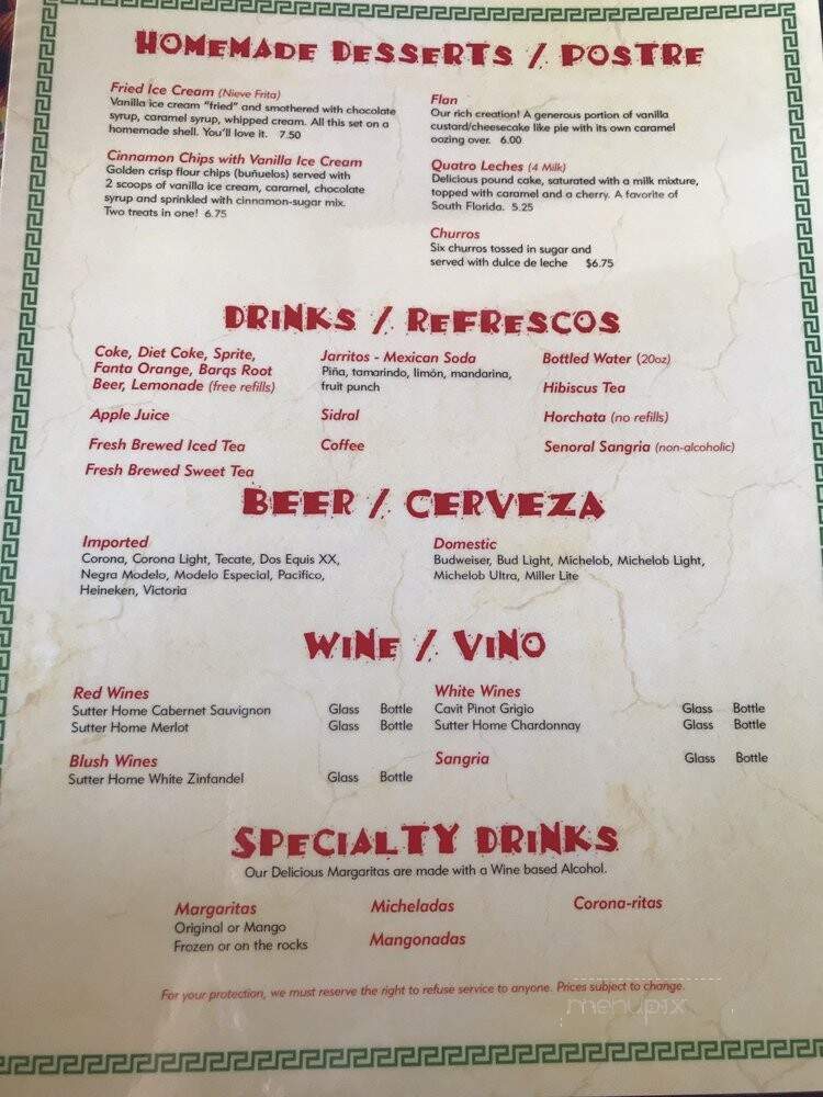 Casita Tejas Mexican Restaurant - Homestead, FL