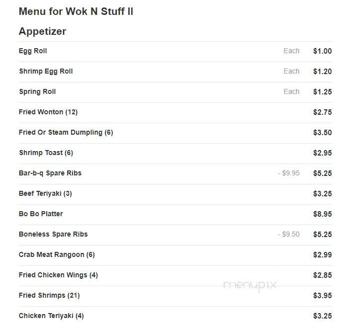 Wok N Stuff II - Ocala, FL menu_pic