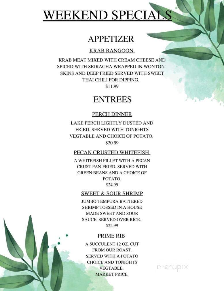 Cheers Neighborhood Grill - Mount Pleasant, MI menu_pic