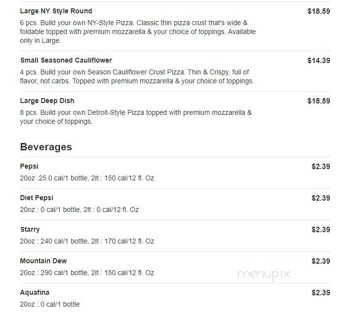 Jet's Pizza - Traverse City, MI menu_pic