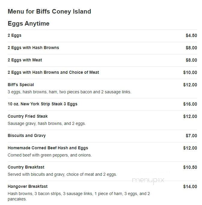 Biff's Coney Island - Commerce Township, MI