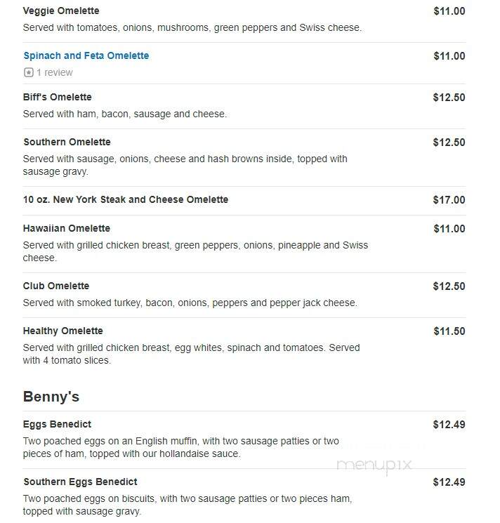 Biff's Coney Island - Commerce Township, MI menu_pic