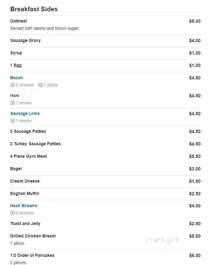 Biff's Coney Island - Commerce Township, MI menu_pic