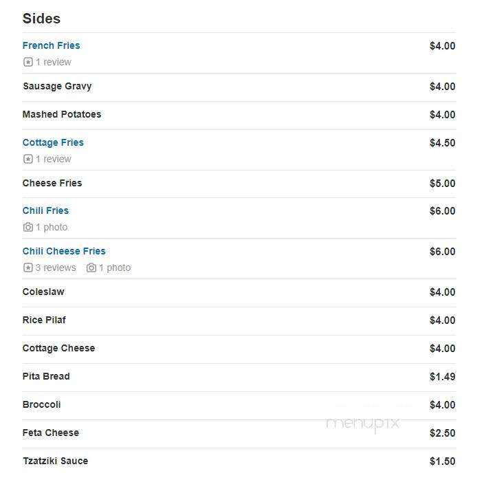 Biff's Coney Island - Commerce Township, MI menu_pic