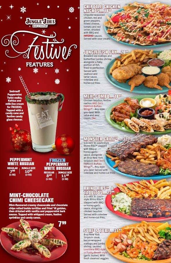 Jungle Jims - Halifax, NS menu_pic