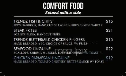 Trendz Cafe and Wine Bar - Dartmouth, NS menu_pic