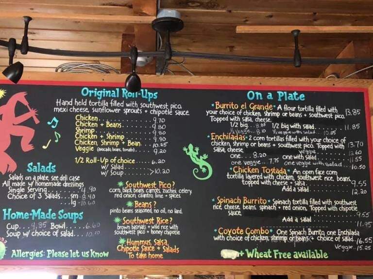 Delicado's - Nanaimo, BC menu_pic