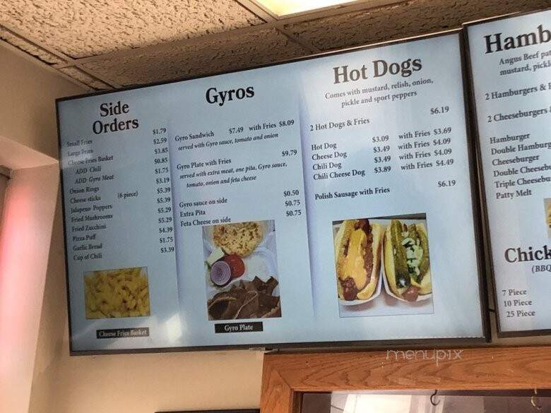 Jimmy's Drive-In - Justice, IL menu_pic