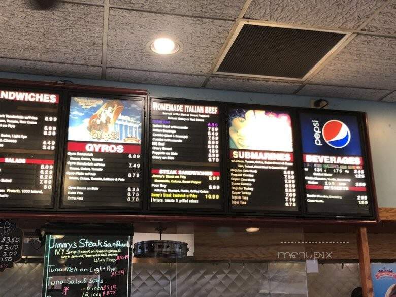 Jimmy's Drive-In - Justice, IL menu_pic