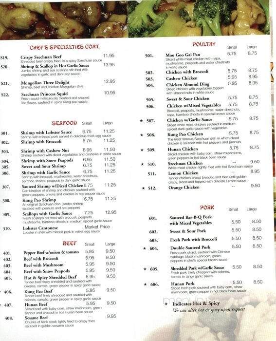 Chen's King Wok Restaurant - Crystal Lake, IL menu_pic