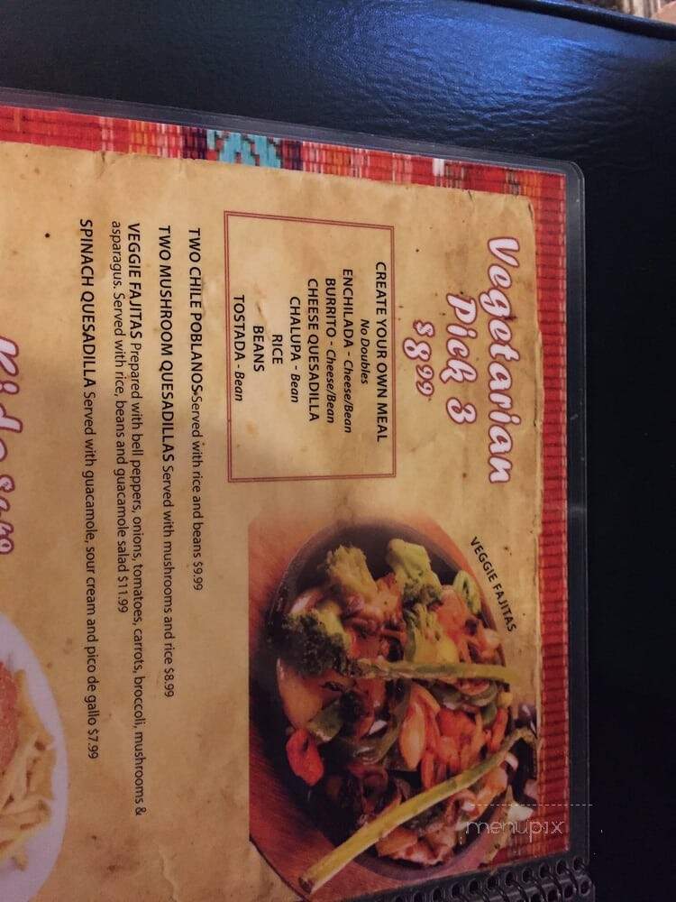 El Mezcal Mexican Restaurant - Bethalto, IL menu_pic