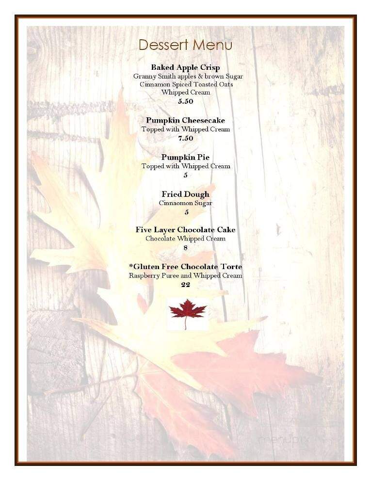 Ashworth By The Sea - Hampton, NH menu_pic