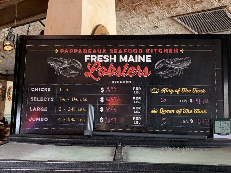 Pappadeaux Seafood Kitchen - Albuquerque, NM menu_pic