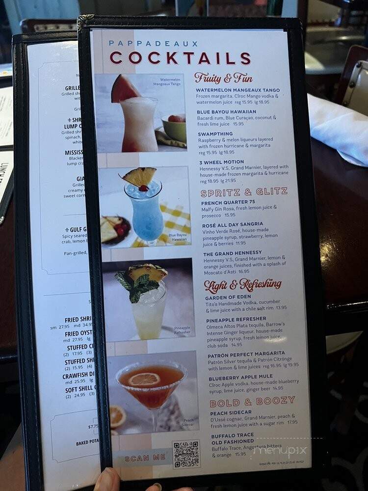 Pappadeaux Seafood Kitchen - Albuquerque, NM menu_pic