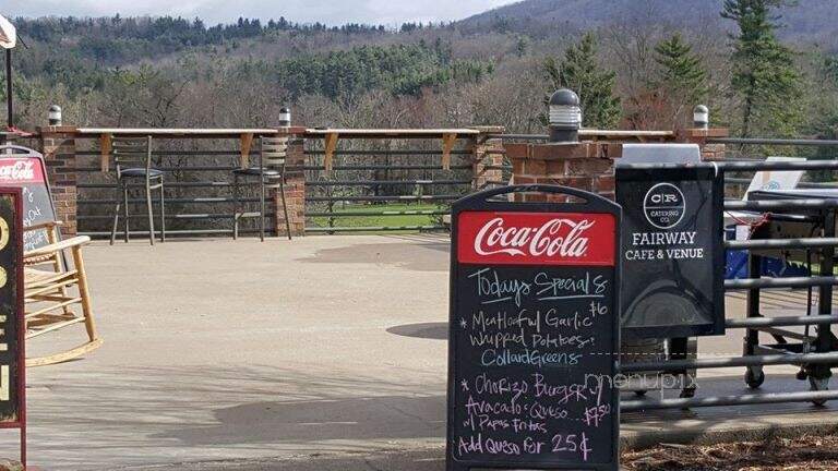 Fairway Cafe - Boone, NC menu_pic