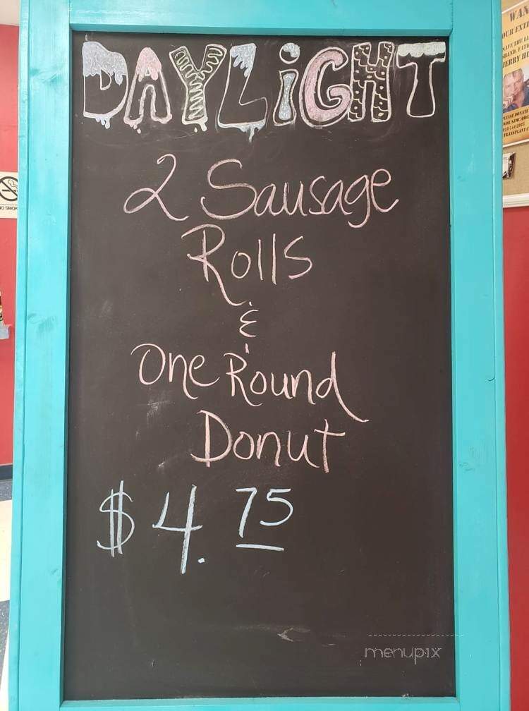 Daylight Donuts - Inola, OK menu_pic