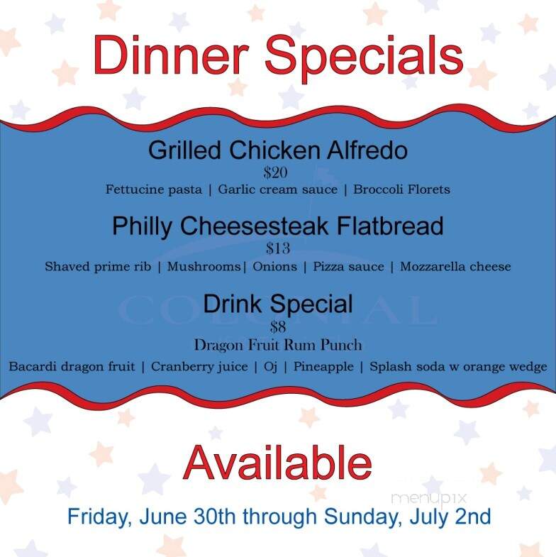 Colonial Country Club - Harrisburg, PA menu_pic