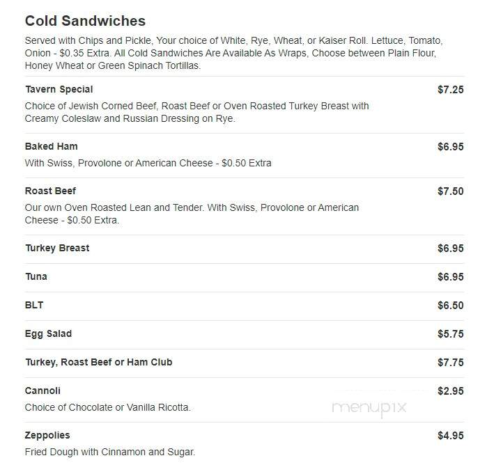 Frank's Pizza - Bensalem, PA menu_pic
