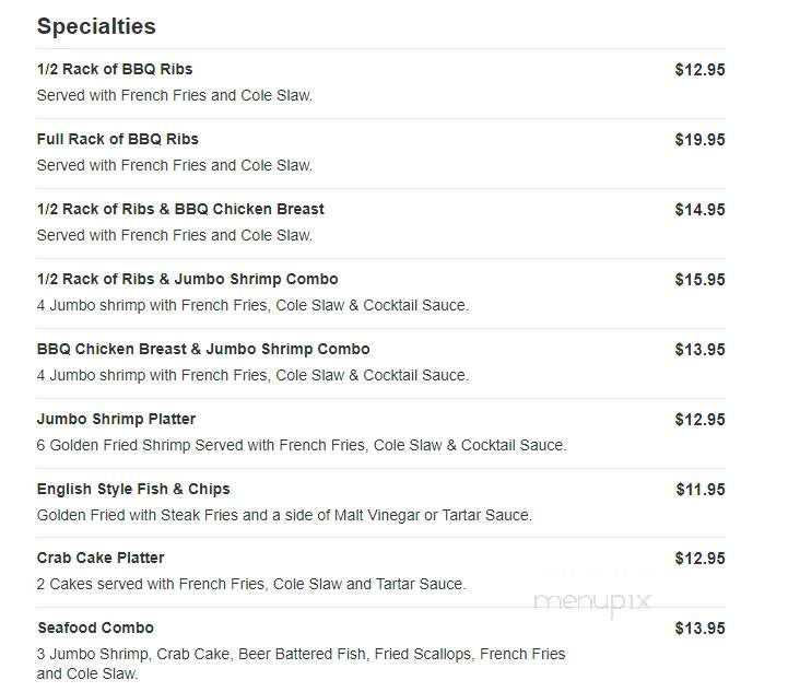Frank's Pizza - Bensalem, PA menu_pic