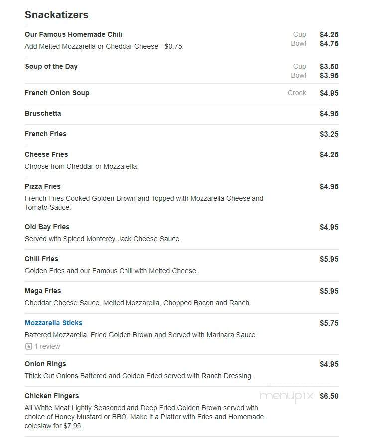 Frank's Pizza - Bensalem, PA menu_pic