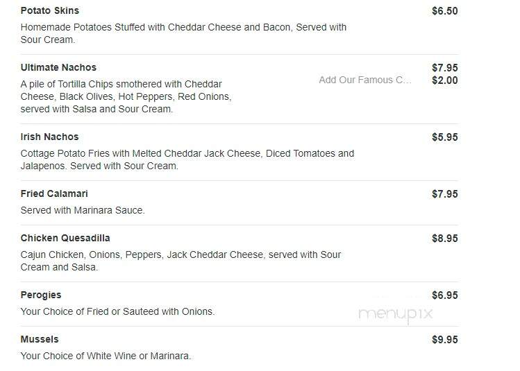 Frank's Pizza - Bensalem, PA menu_pic