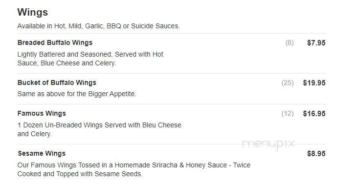 Frank's Pizza - Bensalem, PA menu_pic