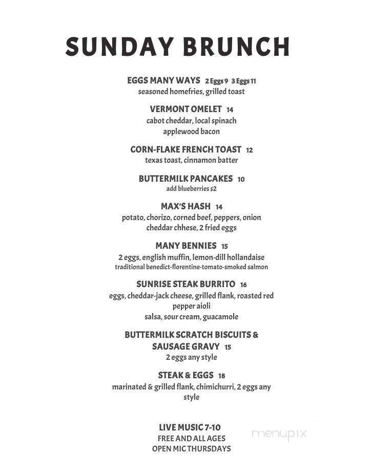 New American Grill - Londonderry, VT menu_pic