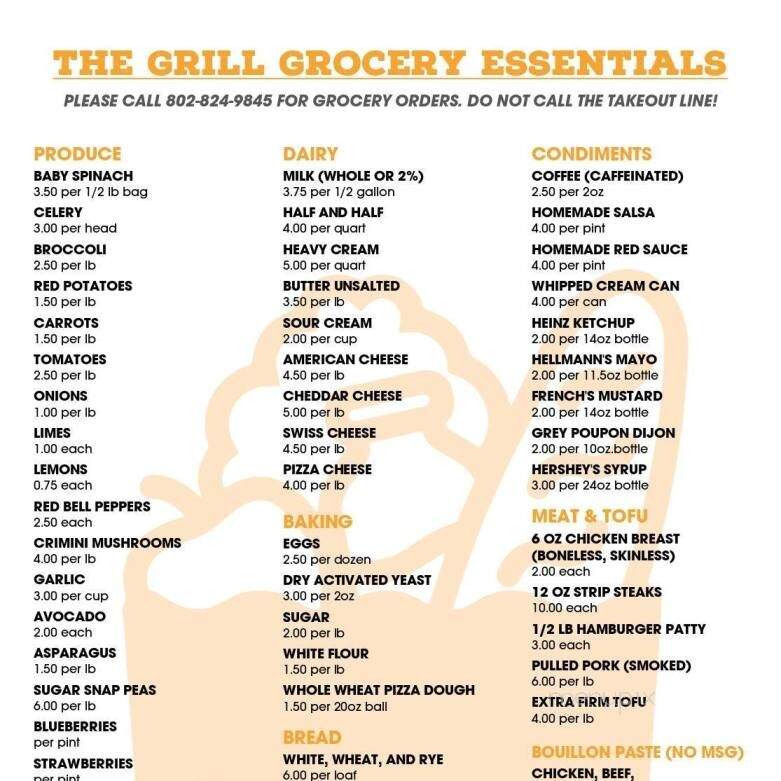 New American Grill - Londonderry, VT menu_pic