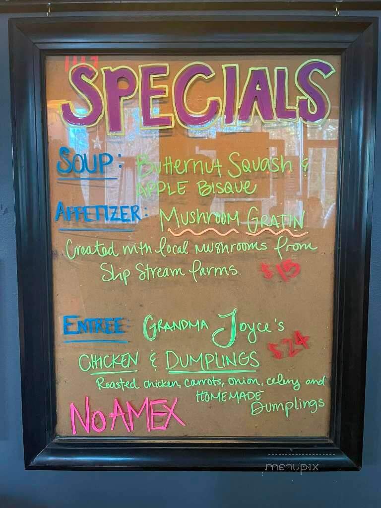 New American Grill - Londonderry, VT menu_pic