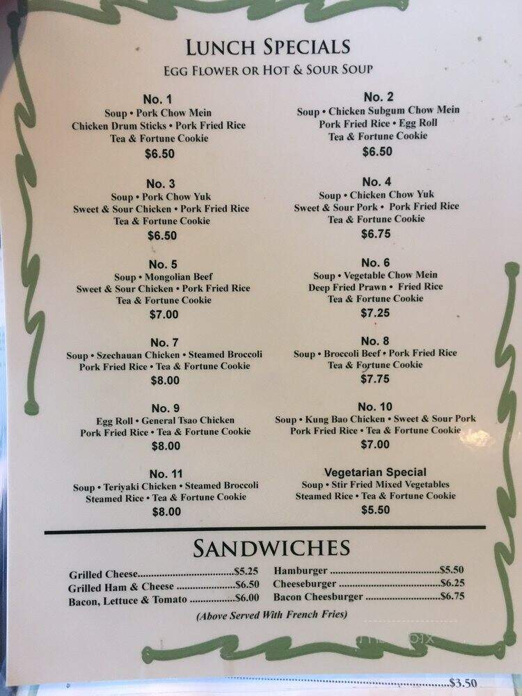 Maxi's - Marysville, WA menu_pic