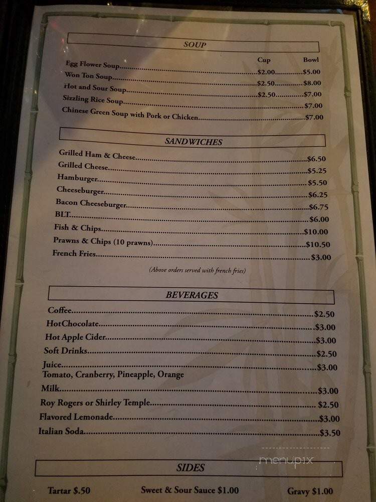 Maxi's - Marysville, WA menu_pic