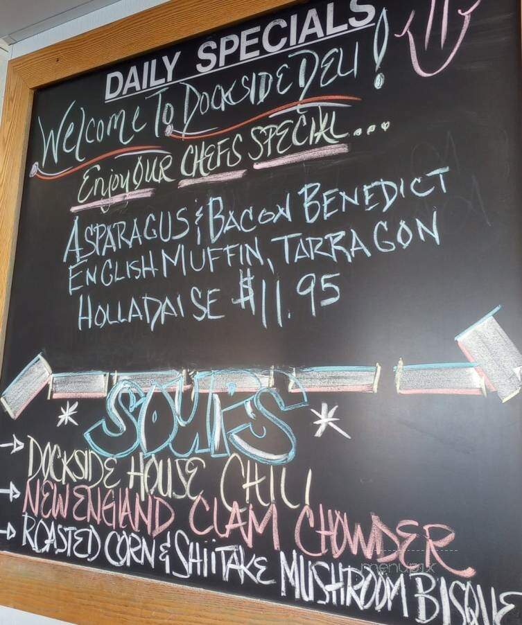Dockside Deli - Port Washington, WI menu_pic