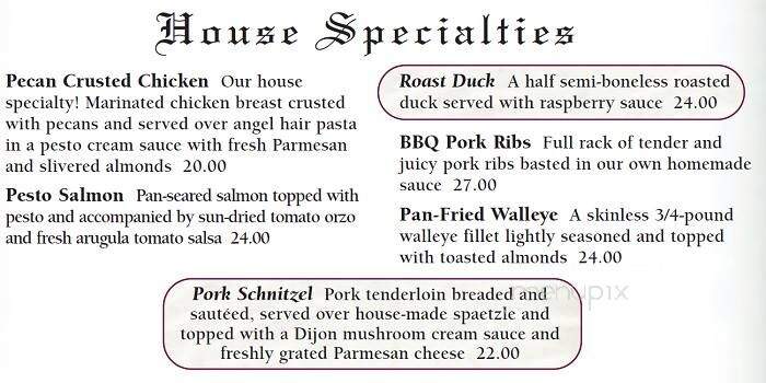 Idlewile Inn - Saint Cloud, WI menu_pic