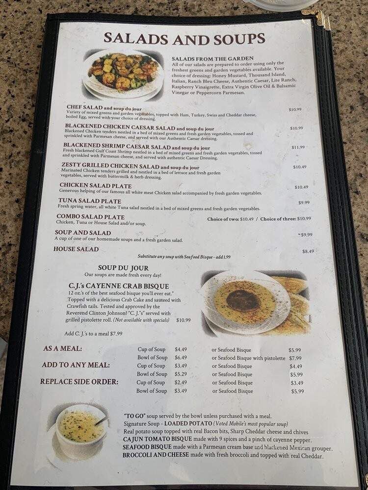 Spot Of Tea - Mobile, AL menu_pic