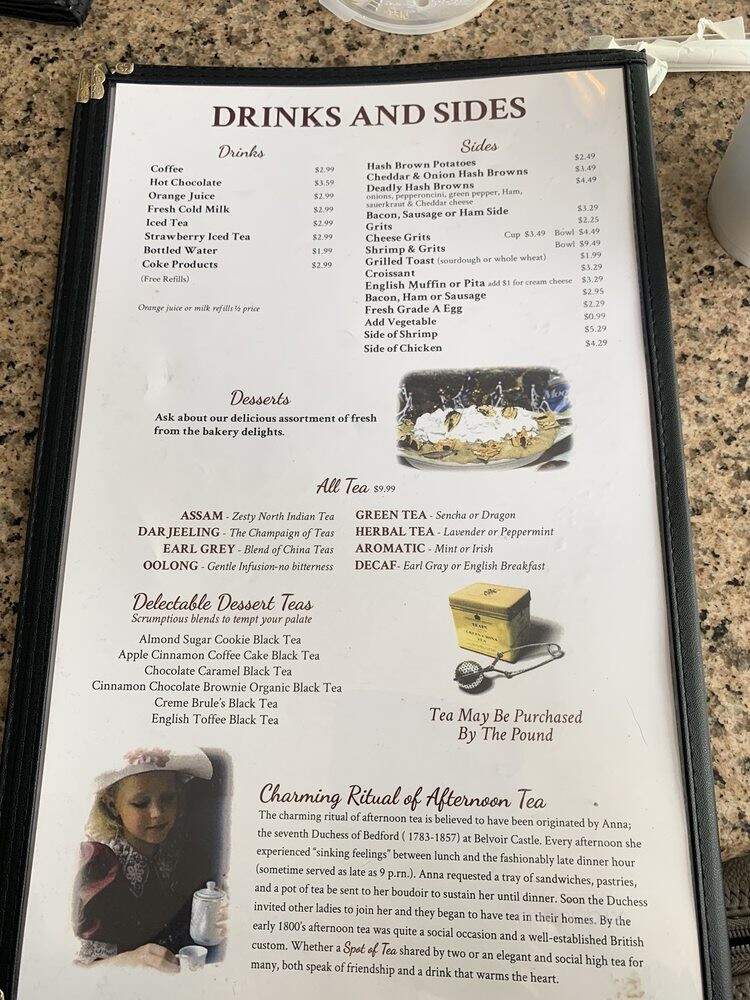 Spot Of Tea - Mobile, AL menu_pic