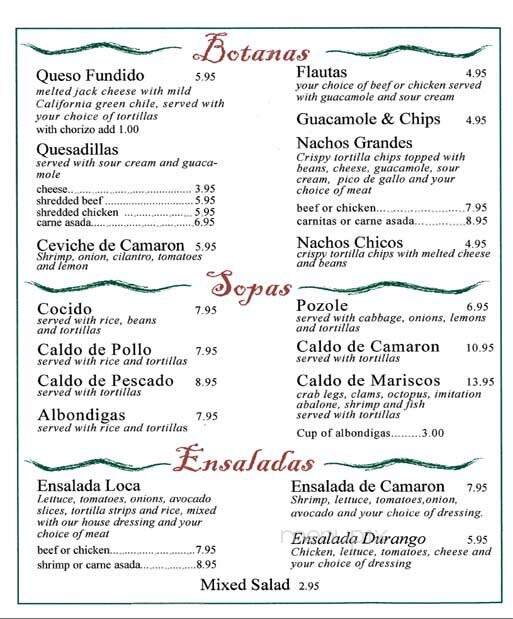 Durango Restaurant - La Puente, CA