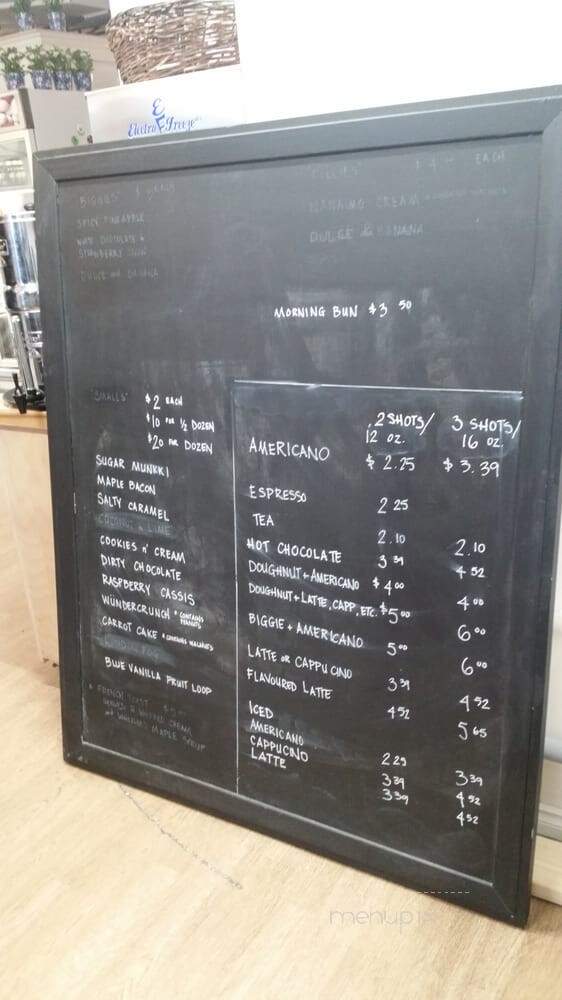 SuzyQ Doughnuts - Ottawa, ON menu_pic