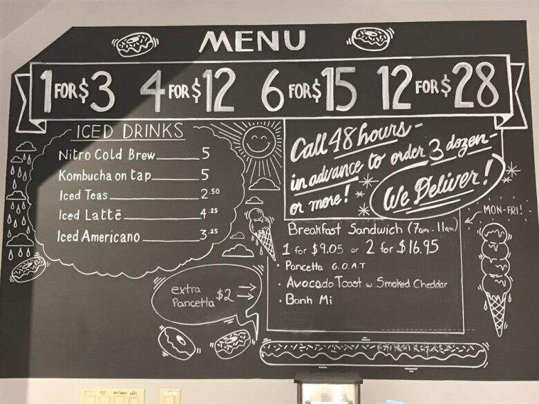 SuzyQ Doughnuts - Ottawa, ON menu_pic