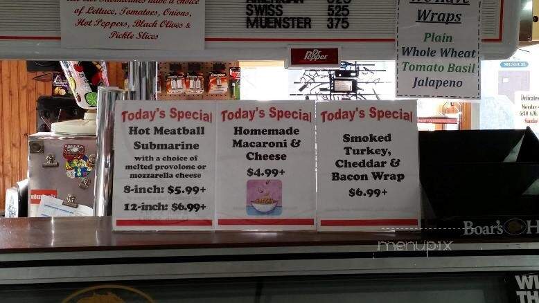 Neuffer's Deli & Laundromat - Bolton Landing, NY menu_pic