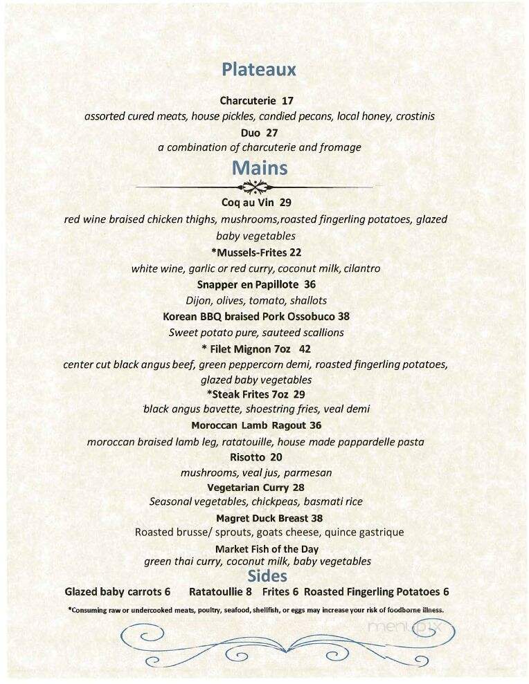 Azure - Fort Myers, FL menu_pic