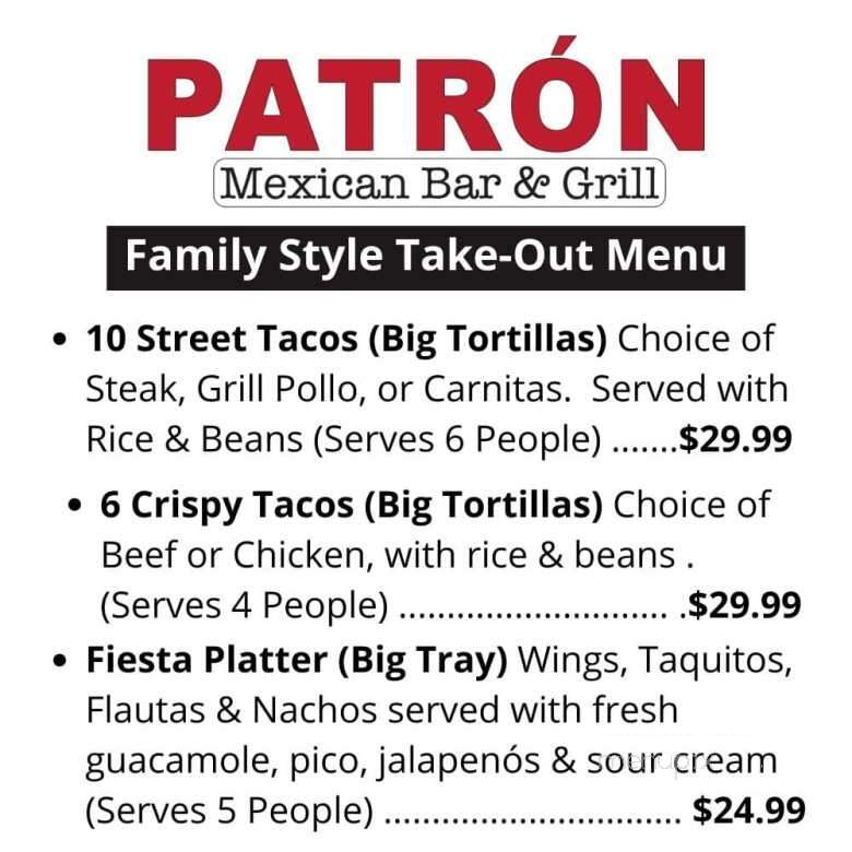 Patron Mexican Bar & Grill - Thousand Oaks, CA