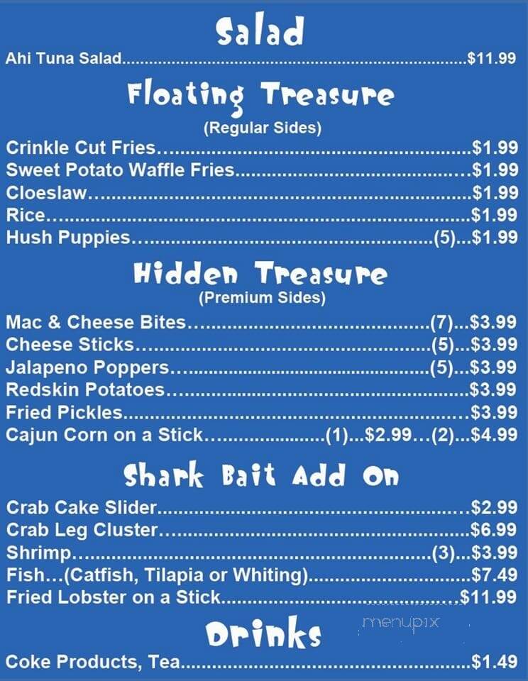 Bucket O' Shrimp - Gainesville, GA menu_pic