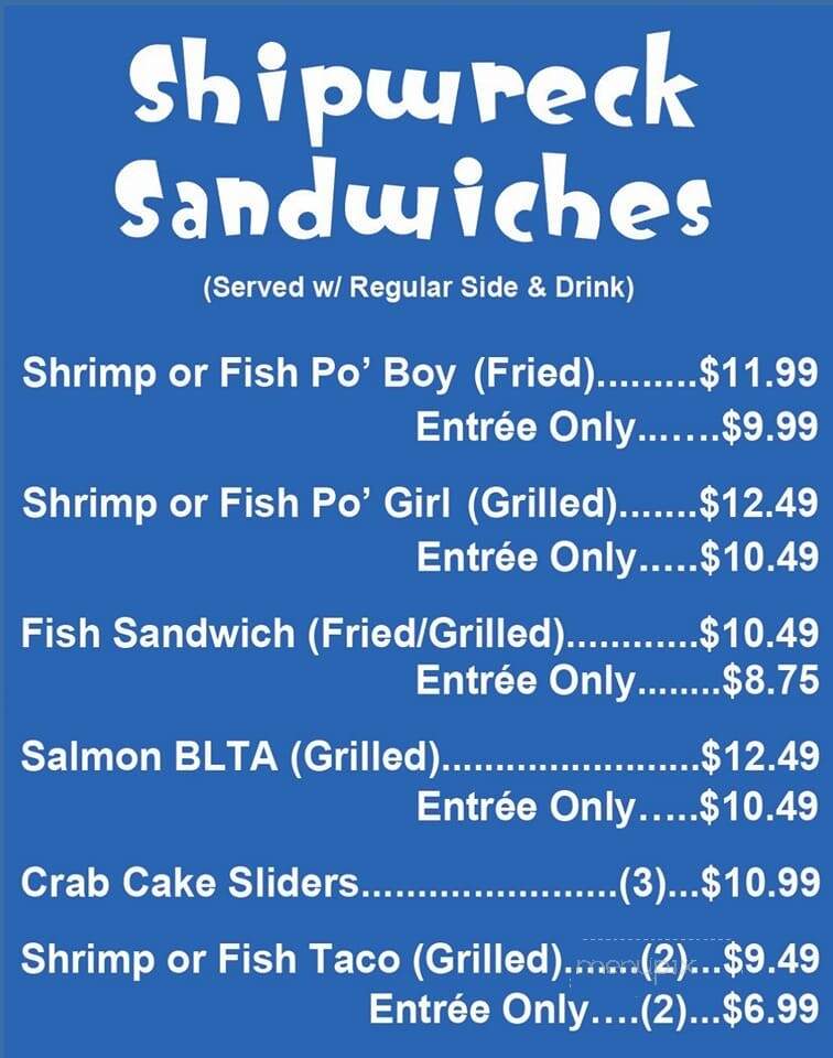 Bucket O' Shrimp - Gainesville, GA menu_pic