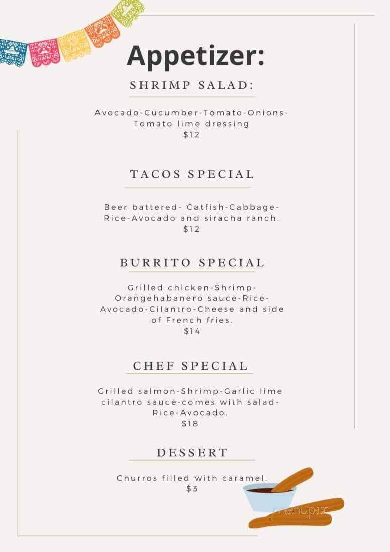 Baja Burrito Co - Clinton, NJ menu_pic